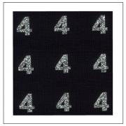 Chiffres Glitter - "4"