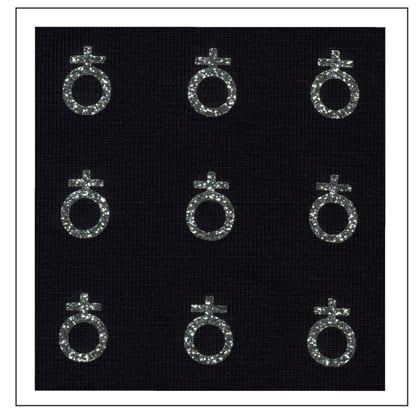 Symboles Glitter - Femme