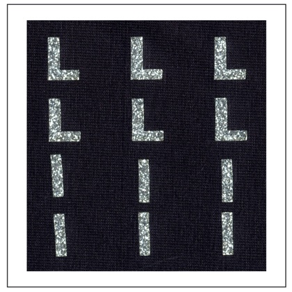 Lettres Glitter - \"L\" \"l\"