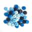 Petits boutons - Bleu et bleu clair 1354