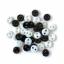 Petits boutons - Blanc et noir Micro 1811