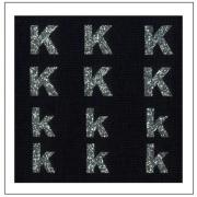 Lettres Glitter - "K" "k"