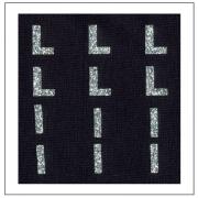 Lettres Glitter - "L" "l"