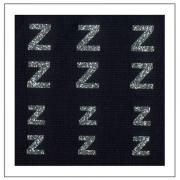 Lettres Glitter - "Z" "z"