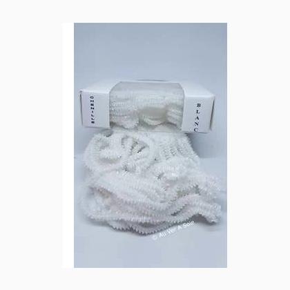 Chenille Soie Ovale 4098 (Blanc)