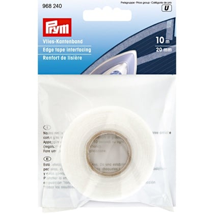 Renfort de lisière, thermocollant - 20mm - Blanc