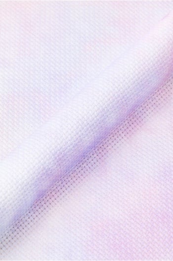 Toile Aïda imprimée à broder 5,5 pts/cm - coucher de soleil