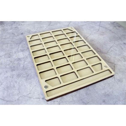 Organizer perles - Rectangle (avec couvercle)