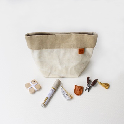 Trousse de couture - Ecru