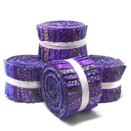Batik Jelly Rolls - Lilas