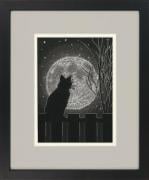 Chat de lune noir