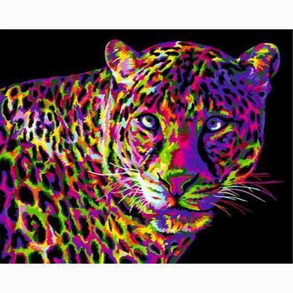 Colored Leopard