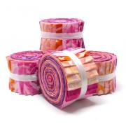 Batik Jelly Rolls - Rose