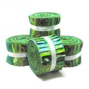 Batik Jelly Rolls - Vert