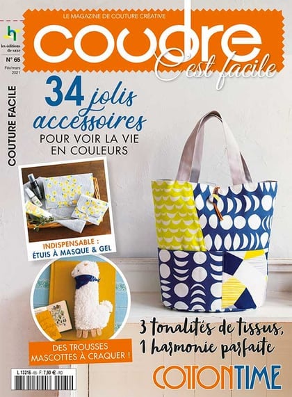 Coudre c\'est facile N°65- 34 jolis accessoires ...