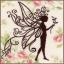 Silhouette de fée fleur 1