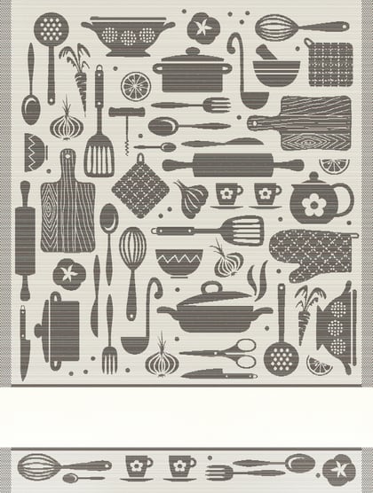 Serviette - Kitchen - Noir