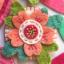 Kit Feutrine Guirlande fleurs et coeurs