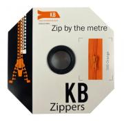 Fermeture glissière spirale orange (540)