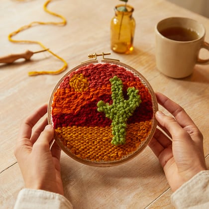 Terre de sable - Kit punch needle