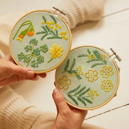 Sous-bois enchanté - Duo Kit de Broderie