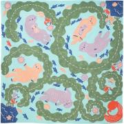 Kata Kata Furoshiki - Sea Otter Blue