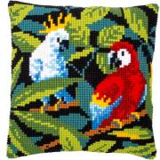 Coussin : Oiseaux tropicaux