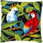 Coussin : Oiseaux tropicaux