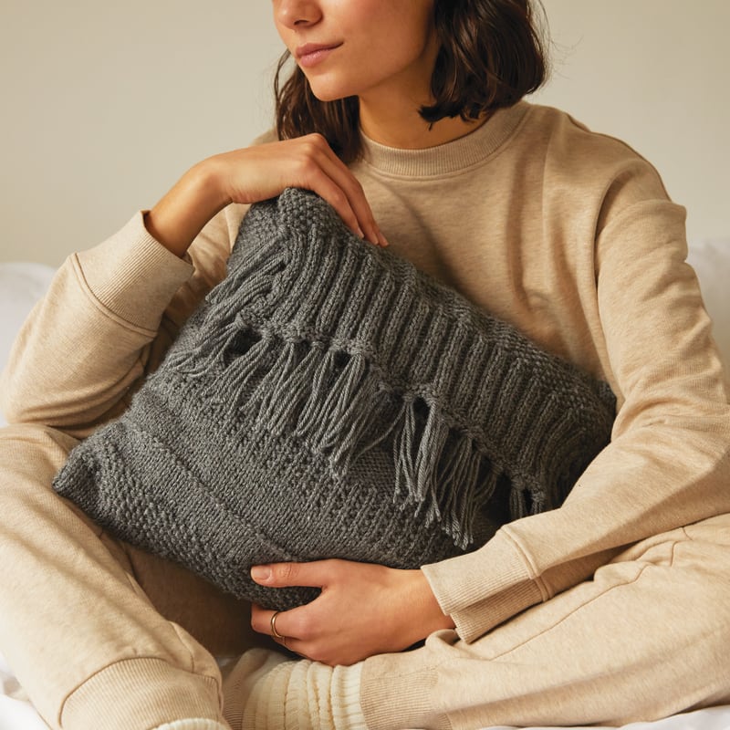 Mon coussin détente - Kit tricot