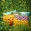 Coussin : Paysage coquelicots