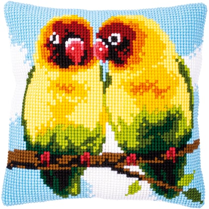 Coussin : Inséparables