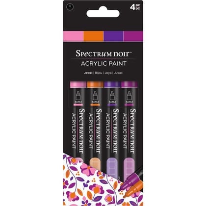Feutres Acrylique Spectrum Noir - Jewel