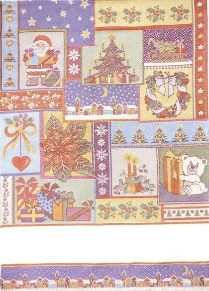 Serviette - Noël en couleur - Patchwork