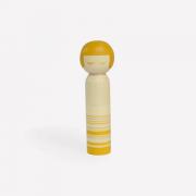 Pique-épingles poupée Kokeshi - Jaune