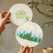 Balade en forêt - Duo Kit de Broderie