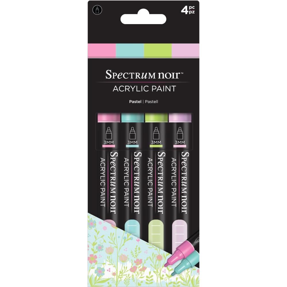 Feutres Acrylique Spectrum Noir - Pastel