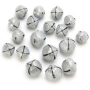 Cloches de Noel - Glitter Argent