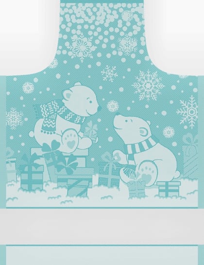 Tablier Polar Lurex - Aqua