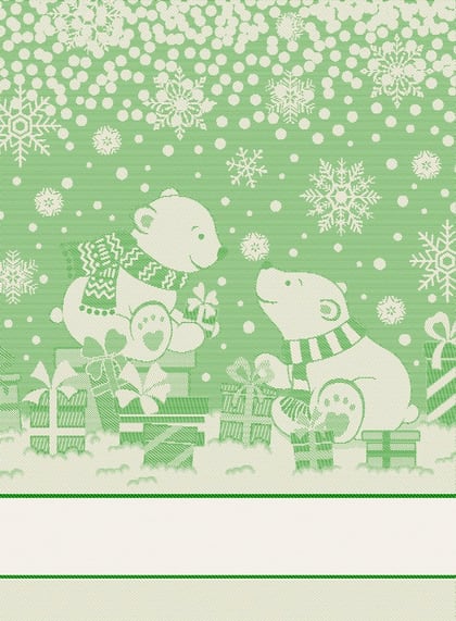 Serviette - Maggio - Polar Chenille - Vert