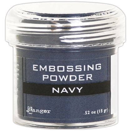 Poudre à Embosser - Bleu marin métallique