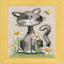 Chats dans les fleurs - Set de 3