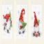 Cartes à broder : Gnomes de Noël