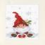 Cartes à broder : Gnomes de Noël