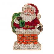 Santa in Chimney