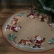 Jupe sapin Santa Claus & reindeer
