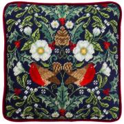 Coussin - Winter Robins