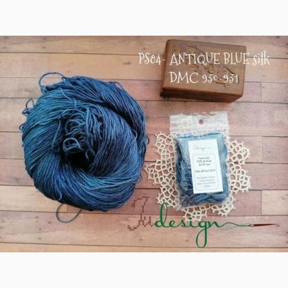 Fil de soie - Antique blue
