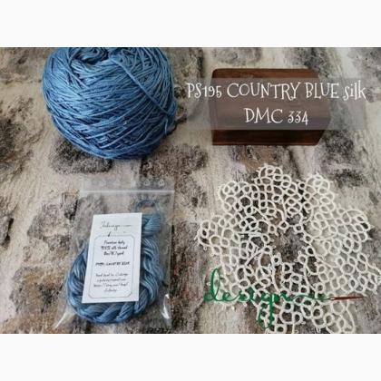 Fil de soie - Country blue