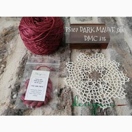 Fil de soie - Dark mauve