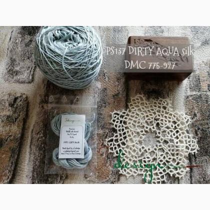 Fil de soie - Dirty aqua